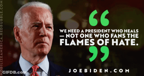 Joe Biden Says We Need President Who Heals GIF