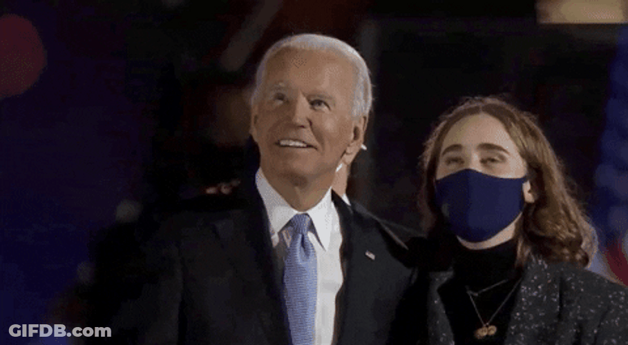 Joe Biden Sweet Moment With Daughter GIF