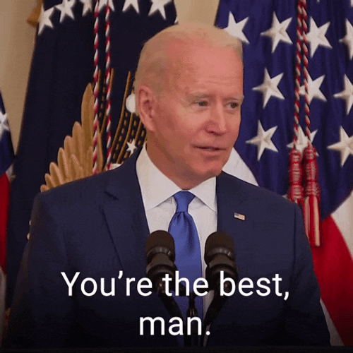 Joe Biden Youre Simply The Best GIF