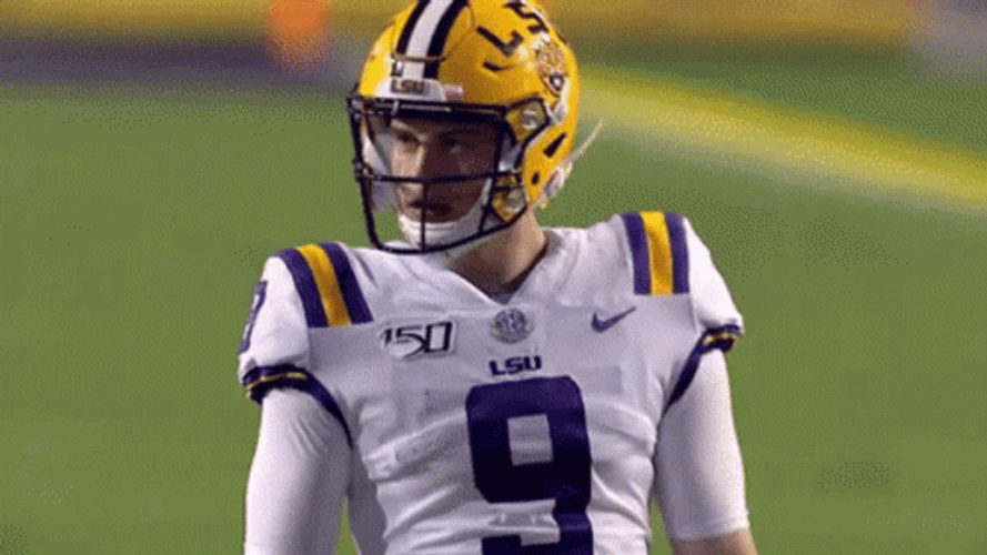 Joe Burrow Challenging GIF