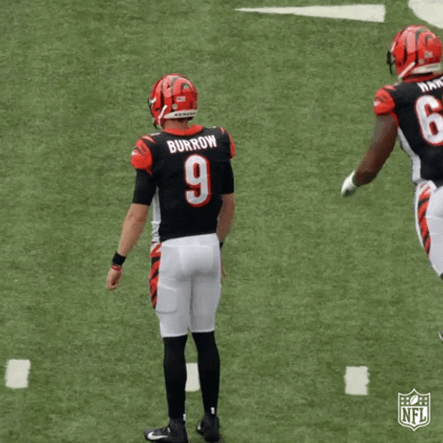Joe Burrow Clapping GIF