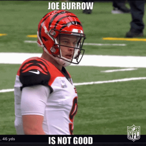Joe Burrow Is Not Good GIF