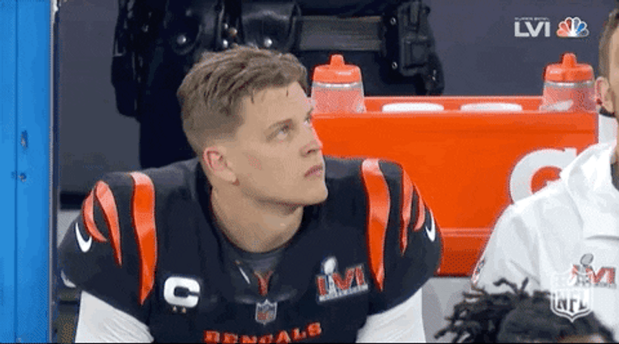 Joe Burrow Jumping GIF