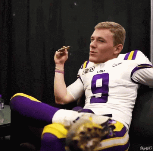 Joe Burrow Moving Head Meme GIF