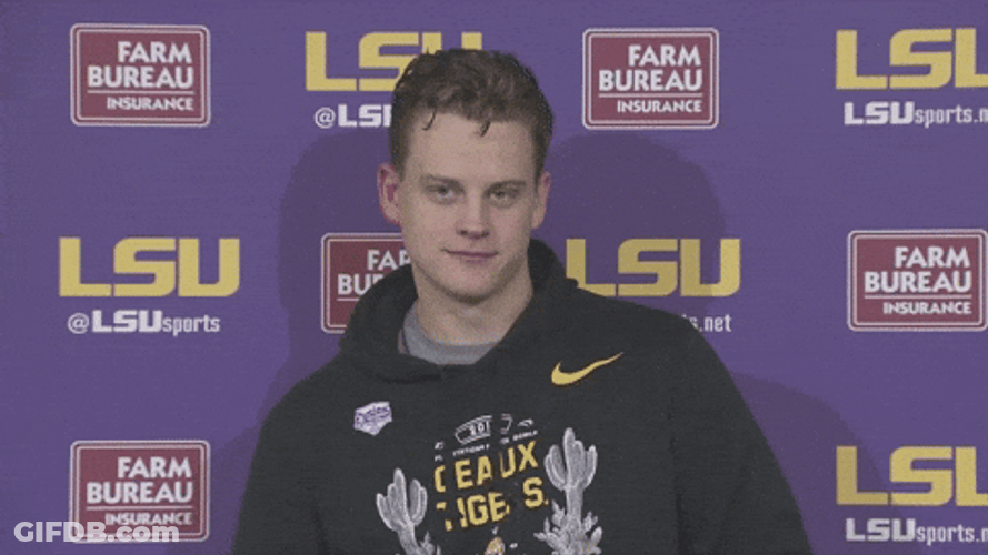 Joe Burrow One Of Ed Orgeron Player GIF