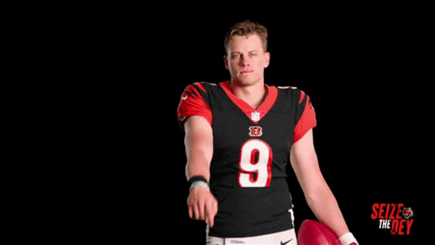 Joe Burrow Pointing GIF