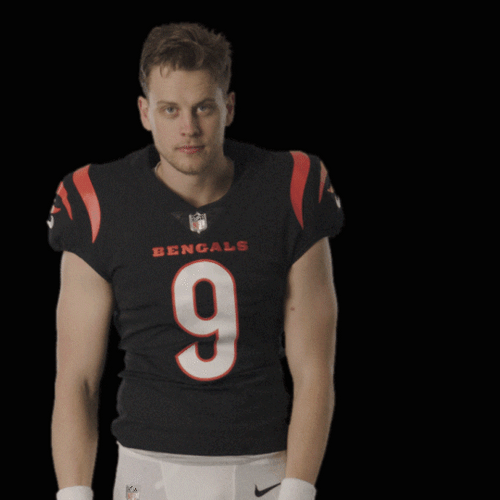 Joe Burrow Pointing Himself GIF