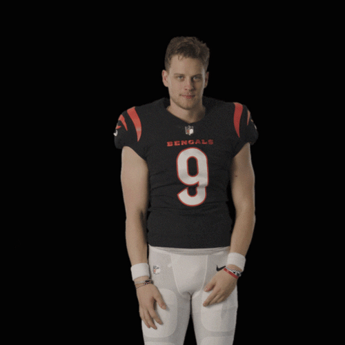 Joe Burrow Proudly Pointing Up GIF