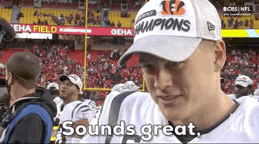 Joe Burrow Sounds Great GIF