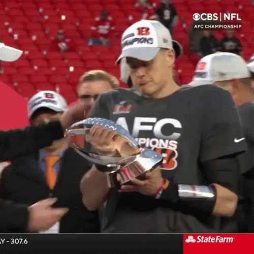 Joe Burrow Trophy GIF