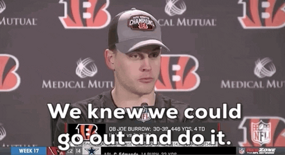 Joe Burrow We Could Do It GIF