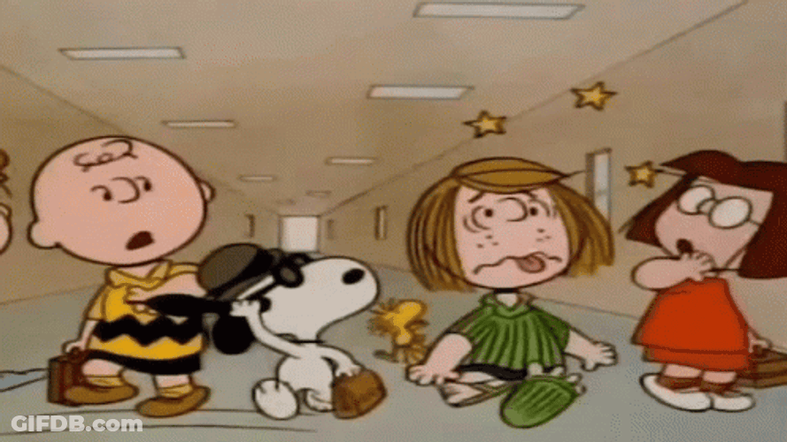 Joe Cool With Charlie Brown Peppermint Patty GIF