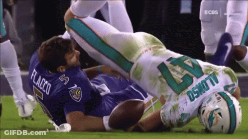 Joe Flacco Asking For A Second Drink Check Please GIF