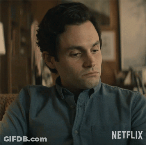 Joe Goldberg Feeling Flattered GIF
