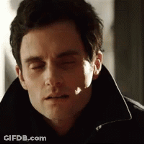 Joe Goldberg Wondering Face GIF