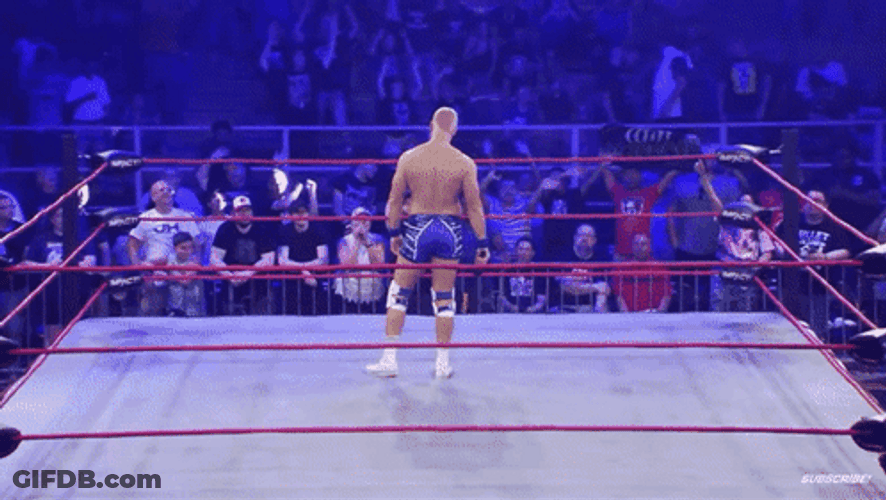Joe Hendry Holding A Mic GIF
