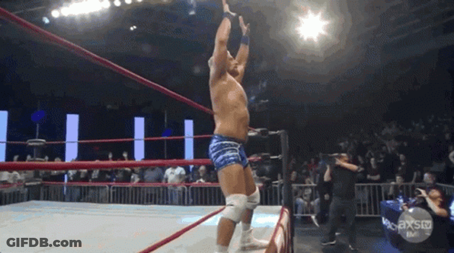 Joe Hendry Waves With Everyone GIF