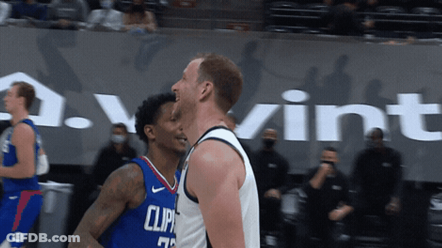 Joe Ingles Backward Running GIF