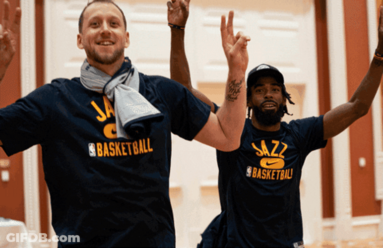 Joe Ingles Having Fun GIF