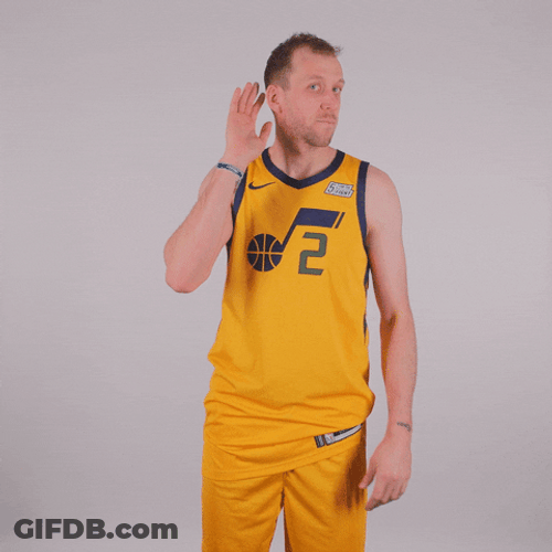 Joe Ingles Hearing Sign GIF