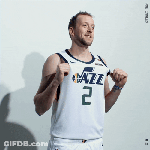 Joe Ingles Jersey Flexing GIF