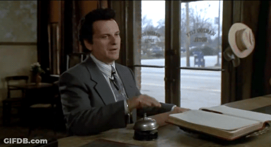 Joe Pesci Banging Hotel Bell GIF
