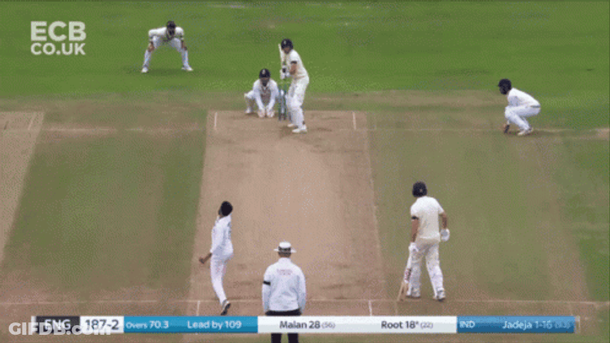 Joe Root England India Match GIF