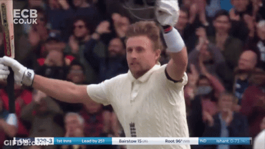 Joe Root Happy Run GIF