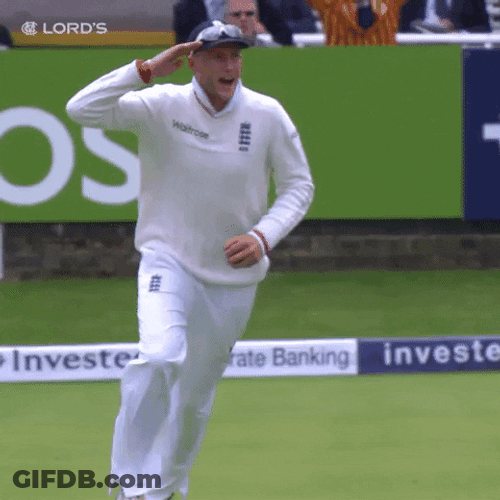 Joe Root Leading England Cricket Team GIF