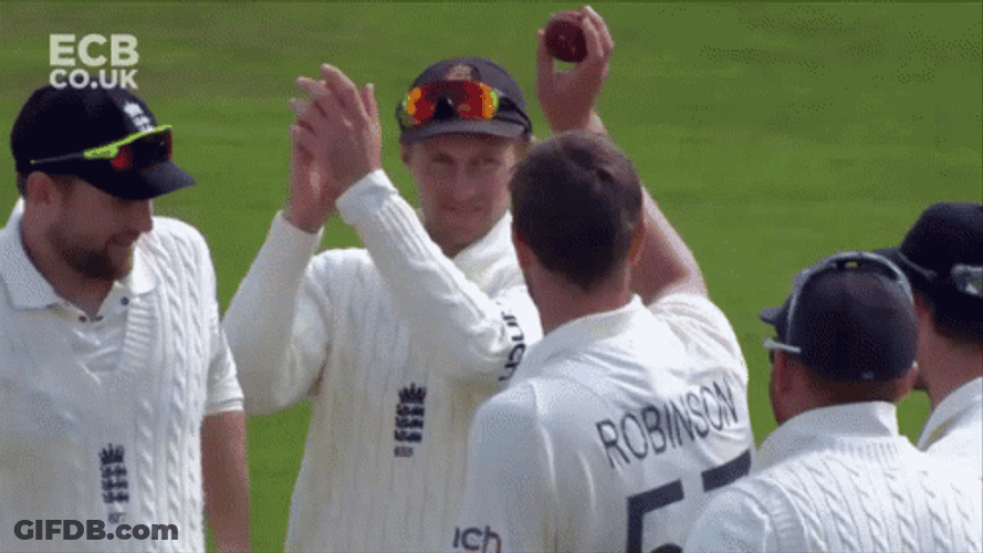 Joe Root Ollie Robinson Clap GIF