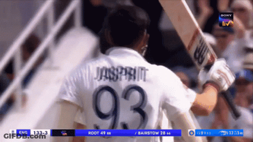 Joe Root Wave Audience Cricket GIF