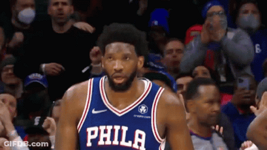 Joel Embiid Angry Grit Teeth GIF