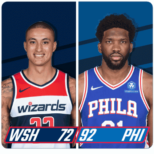 Joel Embiid End Of Third Quarter GIF