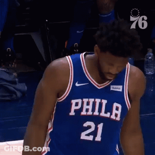 Joel Embiid Frustrated GIF