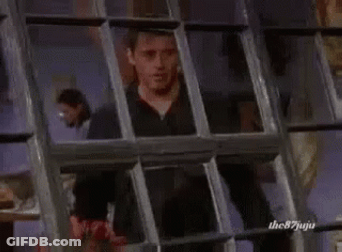 Joey How You Doin Crazy Fingerpointing GIF