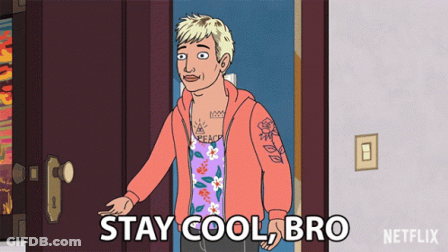 Joey Pogo Staying Cool GIF