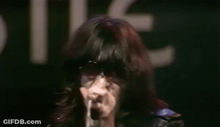 Joey Ramon Ramone Rock And Roll GIF
