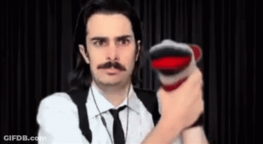 Joey Richter Hand Puppet GIF