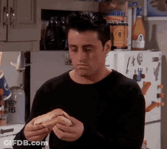 Joey Tribbiani Offering Sandwich GIF