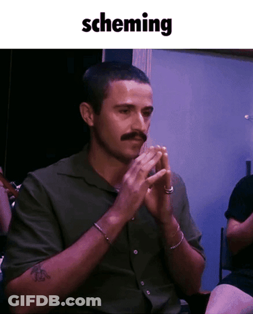 Joey Walker Scheming GIF