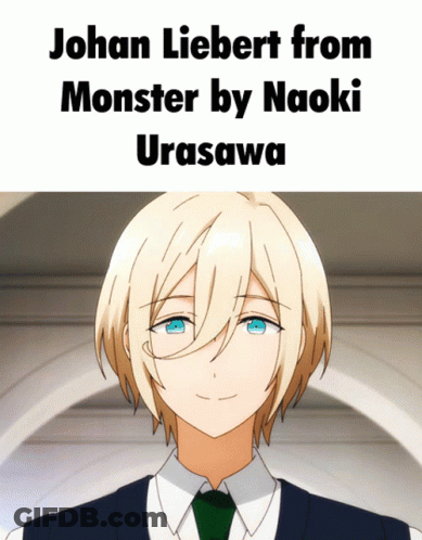 Johan Liebert From Monster With Picture Of A Boy GIF