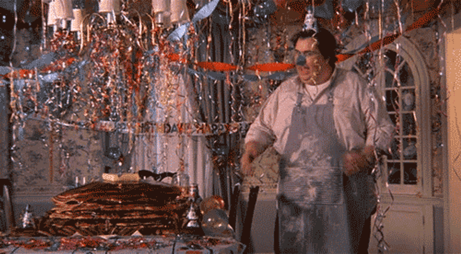 John Candy Celebrating Birthday GIF