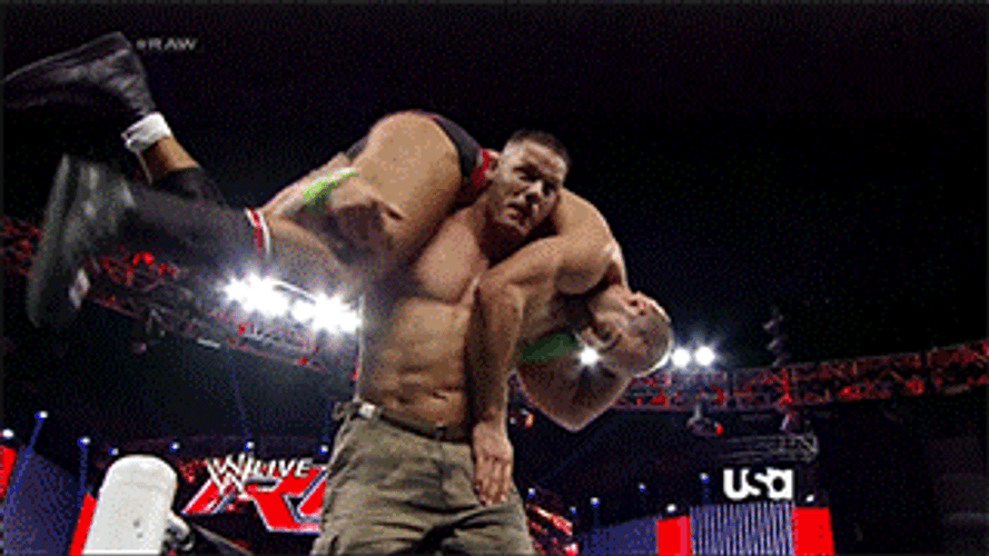 John Cena AA Finisher WWE Raw GIF