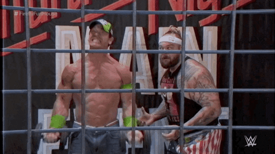 John Cena Bray Wyatt Curls GIF