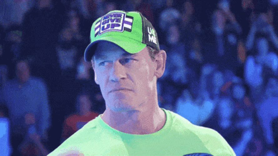 John Cena Cap Salute WWE GIF