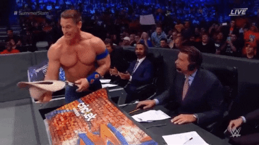 John Cena Cowboy SummerSlam GIF