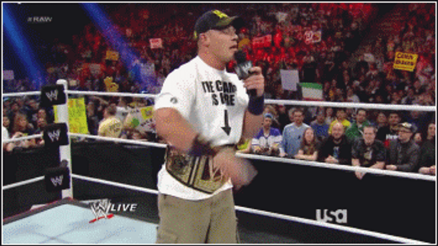 John Cena Heel Turn WWE Raw GIF