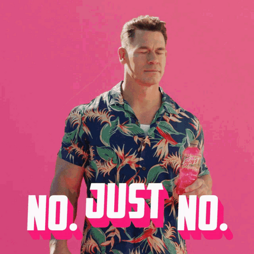 John Cena No Mountain Dew GIF