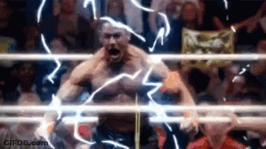 John Cena Super Saiyan Powers GIF