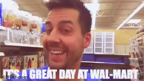 John Crist Its A Great Day At Walmart GIF